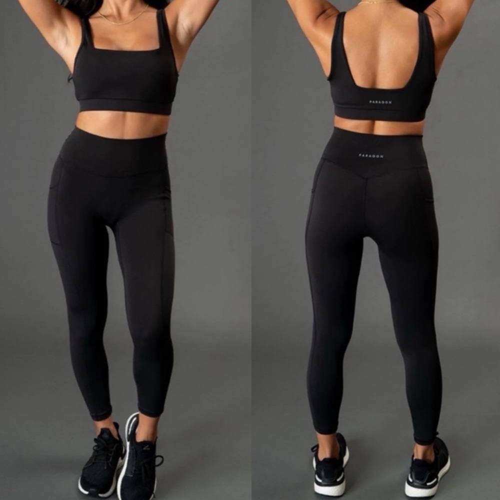 Paragon High Rise Black Leggings